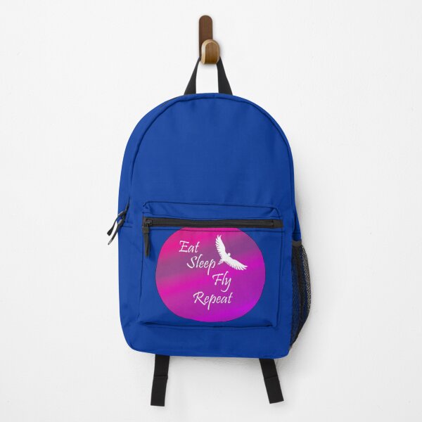 Item preview, \Eat Sleep & Fly into the purple/teal Sky design designed and sold by MystixJack.
