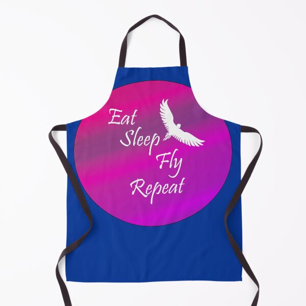 Item preview, \Eat Sleep & Fly into the purple/teal Sky design designed and sold by MystixJack.