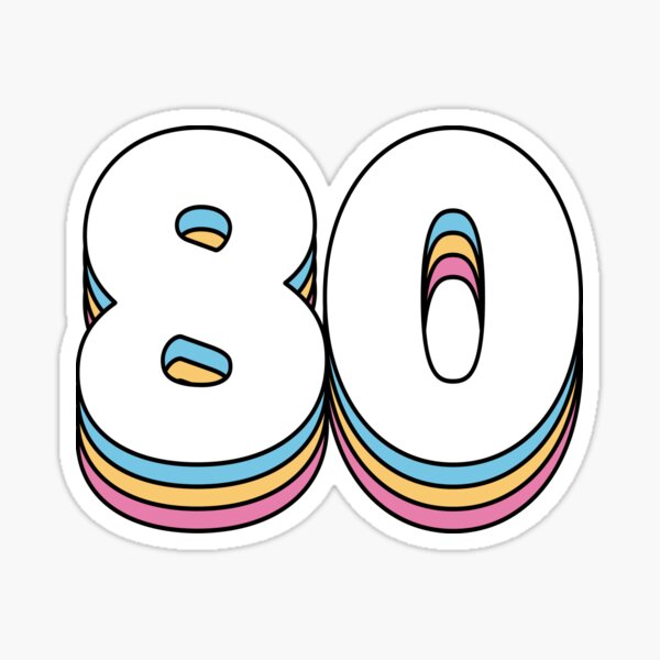 80-number-sticker-for-sale-by-hanakiart-redbubble