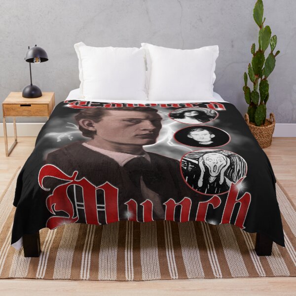 Item preview, Edvard Munch Bootleg 90s Hip Hop T-shirt designed and sold by redoARTstore.