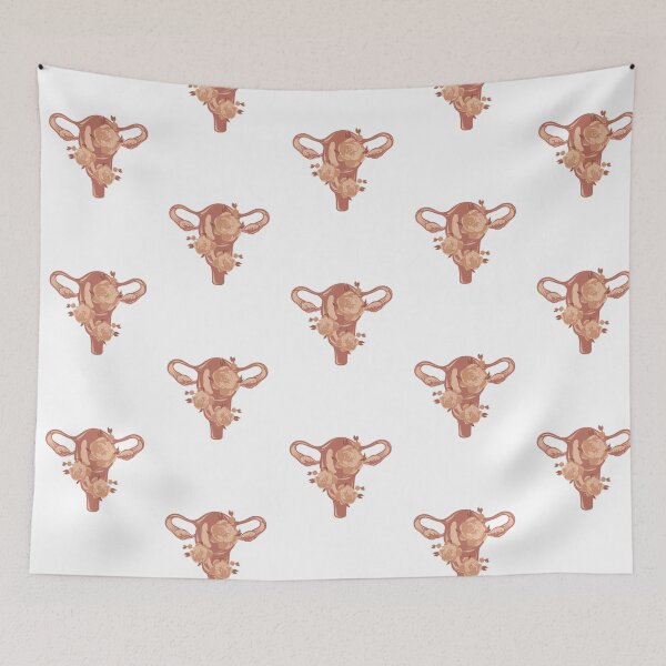 Item preview, Flower Rose Uterus Design - Roses Floral Reproductive System designed and sold by endoemmm.