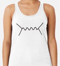 Feynman-Diagramm - Schwarz Tanktop für Frauen