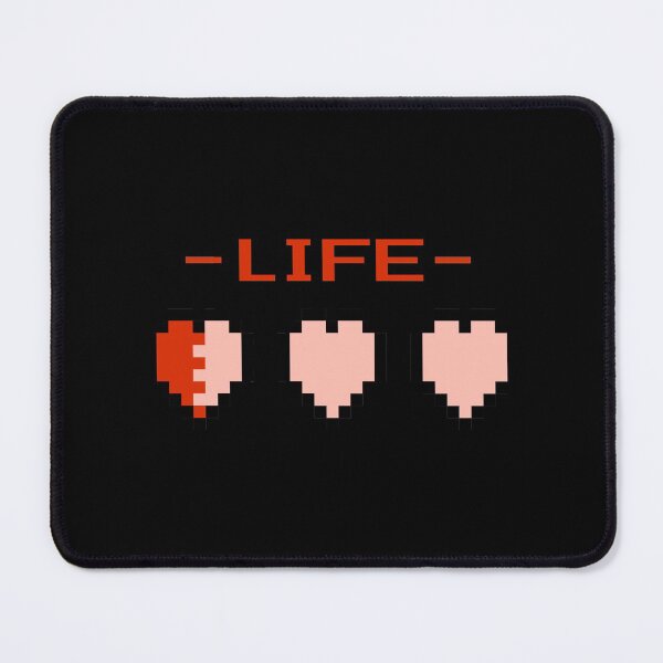 Item preview, Retro Heart - Surviving (Black) designed and sold by -TheGamingGeeks.