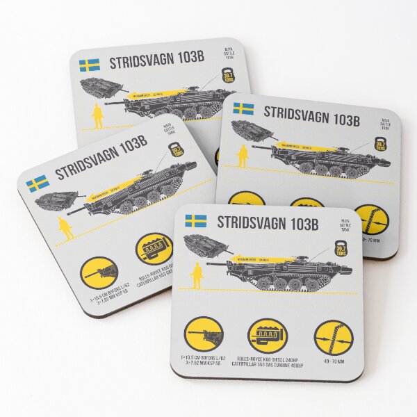 Item preview, Infographic Stridsvagn 103B on light designed and sold by FAawRay.