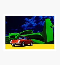 Porsche 911 JFK Airport Photographic Print
