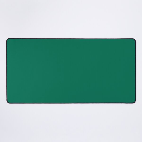 Designer Fall Color Trends 2016 - Lush Meadow Green Solid Color Desk Mat