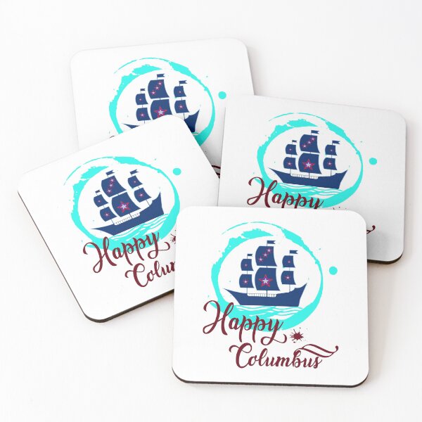 Item preview, Happy Columbus Day, National Days in the USA designed and sold by Kenvis-edu.
