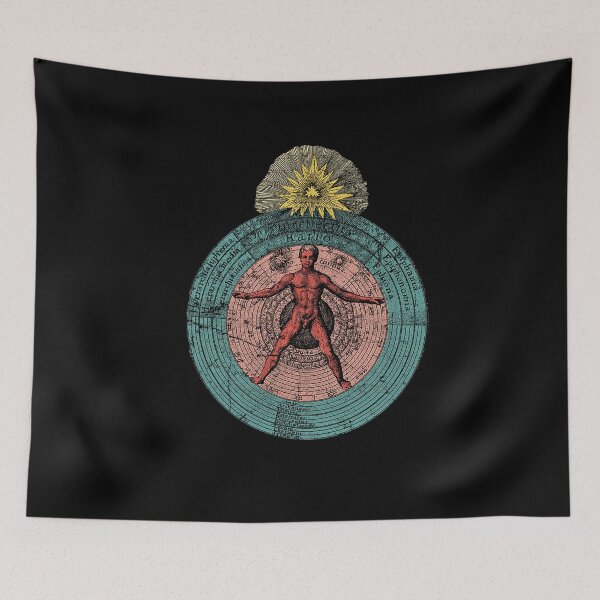 Item preview, Alchemic Illustration, Vintage Fludd Esoteric mandala art designed and sold by IsisOsiris.