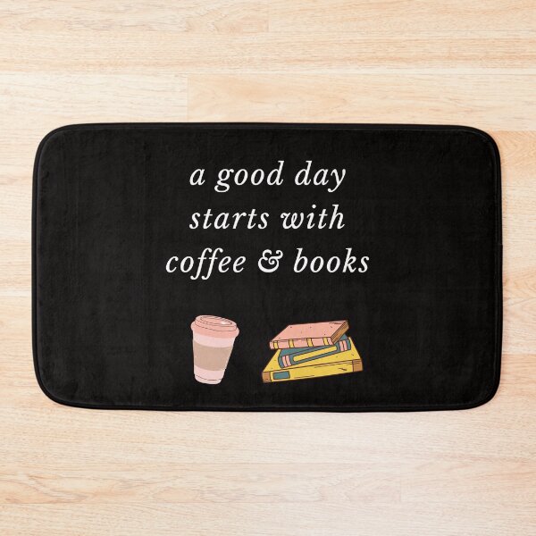 Item preview, a good day starts with coffee and books designed and sold by thestilishera.