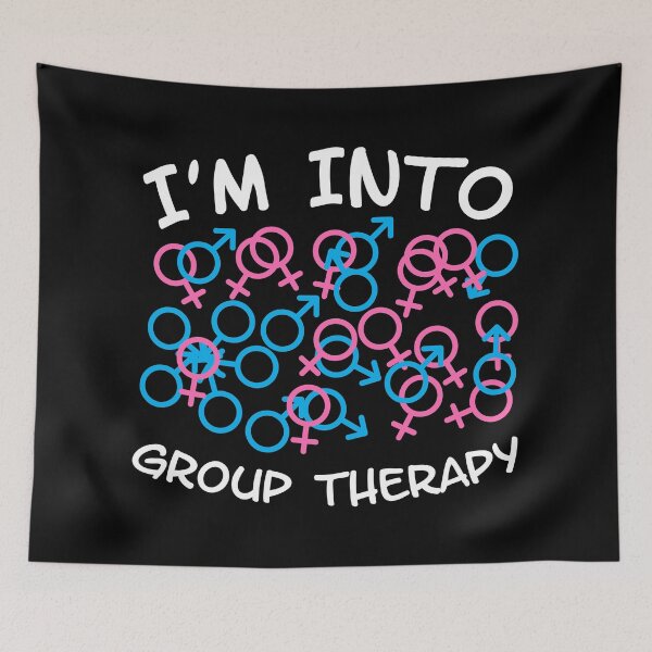 Item preview, I'm In To Group Therapy Orgy - Swinger Lifestyle for dark colors designed and sold by swingersshop.
