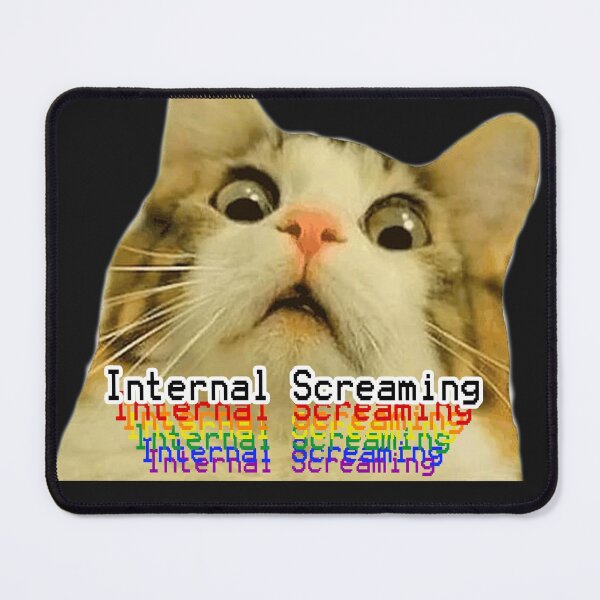 Item preview, Cat Internal Screaming designed and sold by gypsysgem.