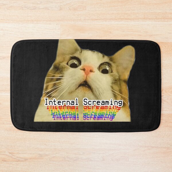 Item preview, Cat Internal Screaming designed and sold by gypsysgem.