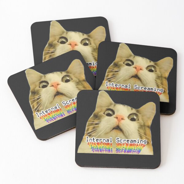 Item preview, Cat Internal Screaming designed and sold by gypsysgem.