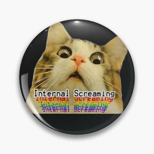 Item preview, Cat Internal Screaming designed and sold by gypsysgem.