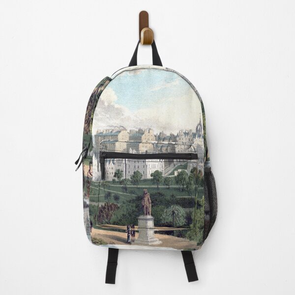 Item preview, Vintage Illustration of Edinburgh Old Town from Princes Street Gardens designed and sold by yourscotland.
