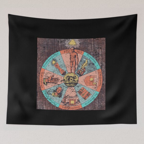 Item preview, Alchemic Illustration, Vintage Fludd Esoteric mandala art designed and sold by IsisOsiris.