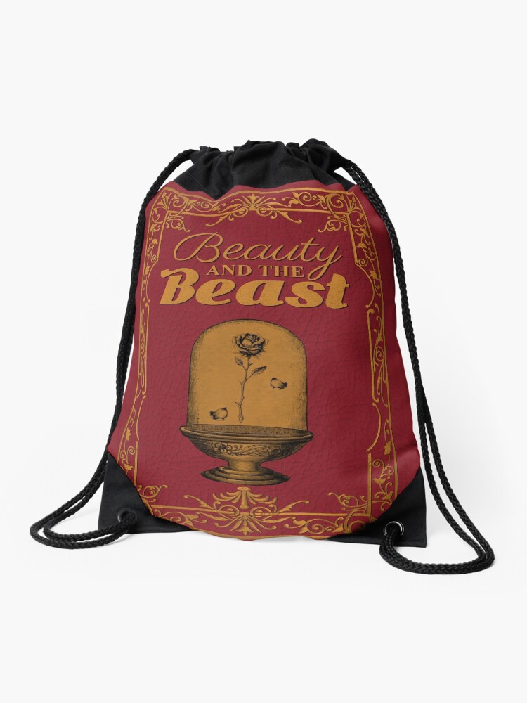Beauty and the Beast Drawstring Bag