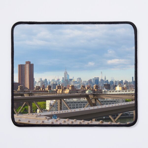 Item preview, NYC view on the skyline of Manhattan from Brooklyn bridge designed and sold by AHELENE.