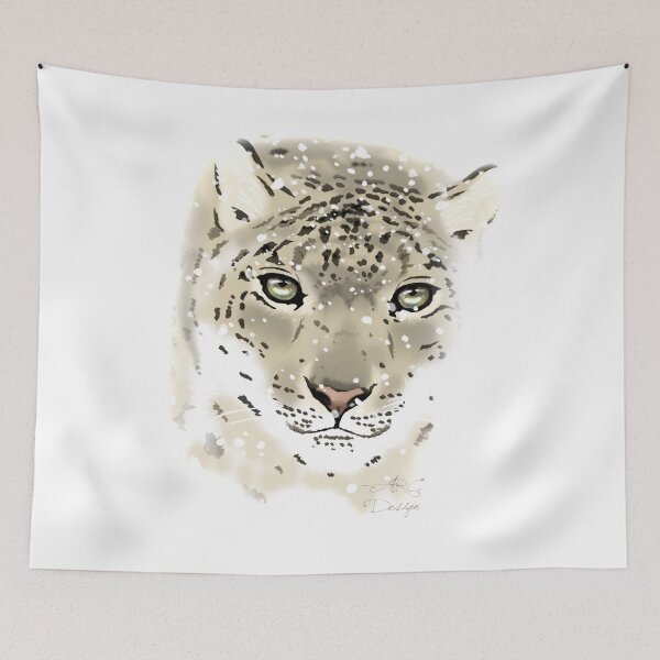 Item preview, Snow leopard designed and sold by Anna R. Carrino.