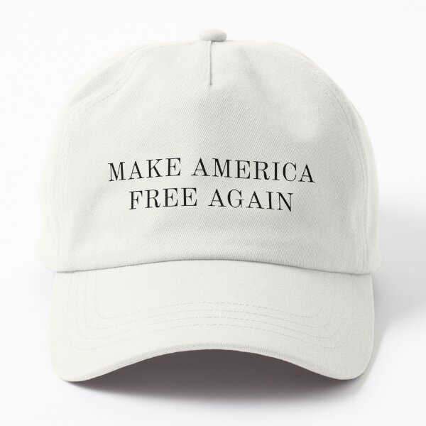 Make America Free Again Black Emblem Dad Hat