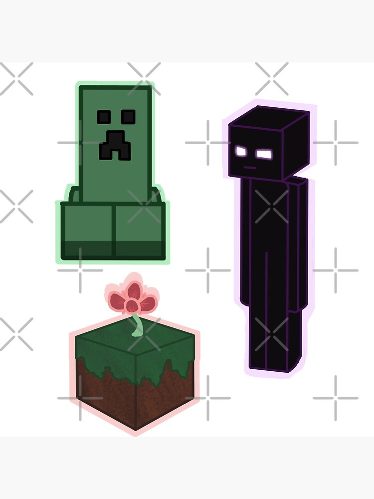  Minecraft Papercraft Hostile Mobs Set, Over 30 Piece