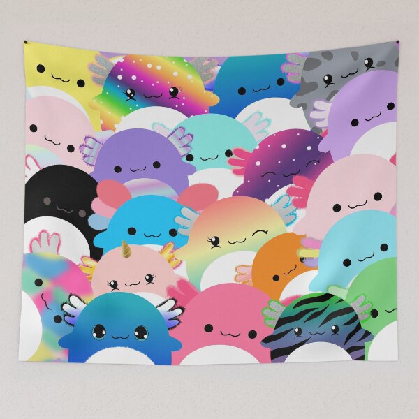 Item preview, Family of Axolotls designed and sold by LikeSuperKawaii.