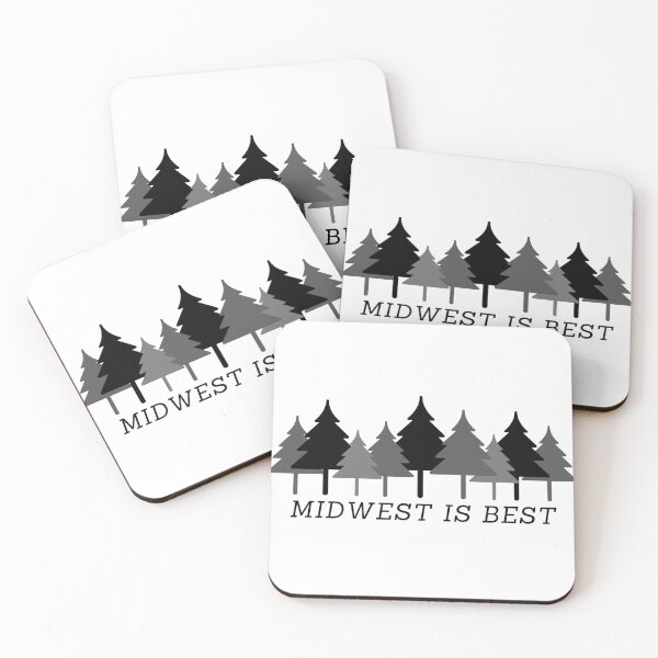 Item preview, midwest is best black trees designed and sold by kaelinmeicher.