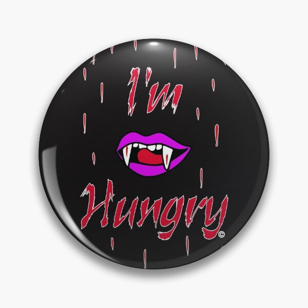 Item preview, I'm Hungry - Halloween Theme Design - Luscious Vampire Bloody Lips designed and sold by ThisNThatImages.