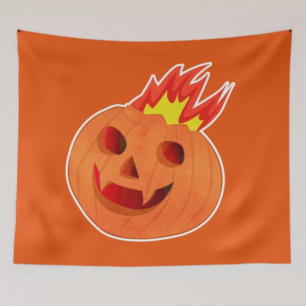 Item preview, Jack O'Lantern is on Fire designed and sold by Flush Gorden.