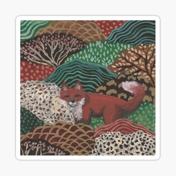 Item preview, Autumn Fox in a Field  designed and sold by JulesGoyco.