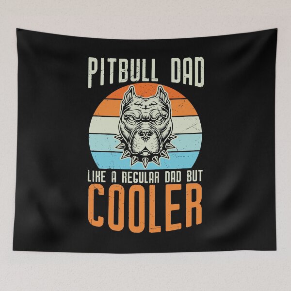 Item preview, Pitbull Dad Like A Regular Dad but Cooler  designed and sold by Peter Stawicki.