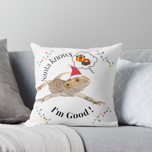 Item preview, Bearded Dragon Santa knows I'm Good Christmas theme for reptile owners, lizard, Gecko lovers designed and sold by AccessMyself.