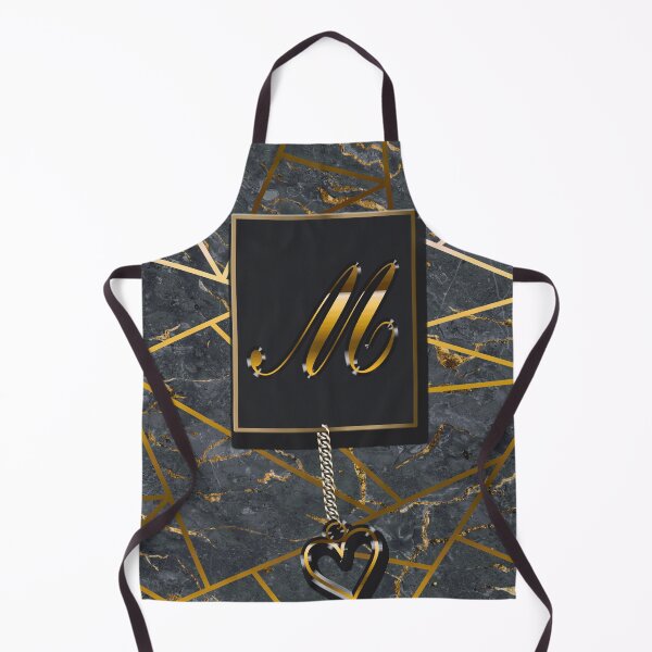 Item preview, Marble Mosaic Golden Monogram M designed and sold by antarte99.