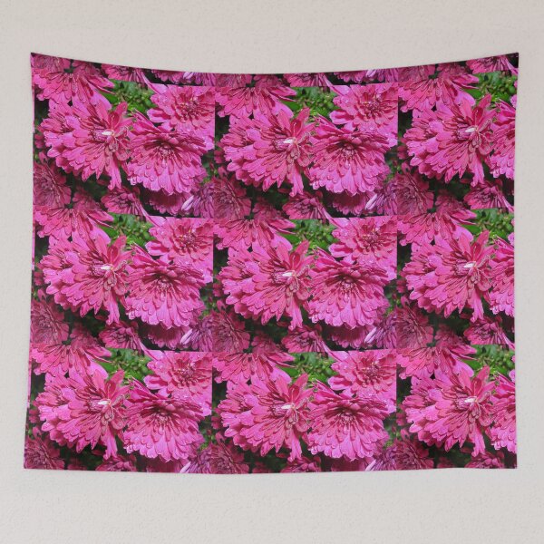 Item preview, Chrysanthemums on a Damp Autumn Morning designed and sold by lezvee.