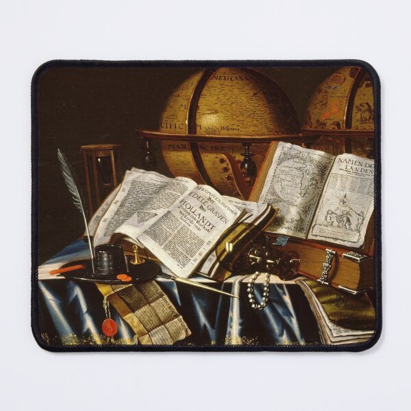 Item preview, Vanitas Still Life by Adam Bernaert, Dutch, 1665 designed and sold by Shapes-Mania.