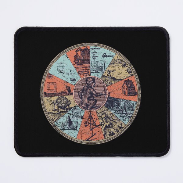 Item preview, Alchemic Illustration, Vintage Fludd Esoteric mandala art designed and sold by IsisOsiris.