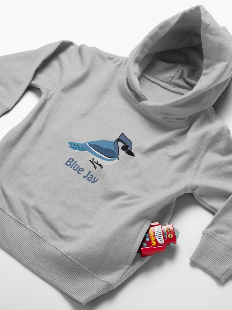 Alternate view of Baby Blue Jay Toddler Pullover Hoodie