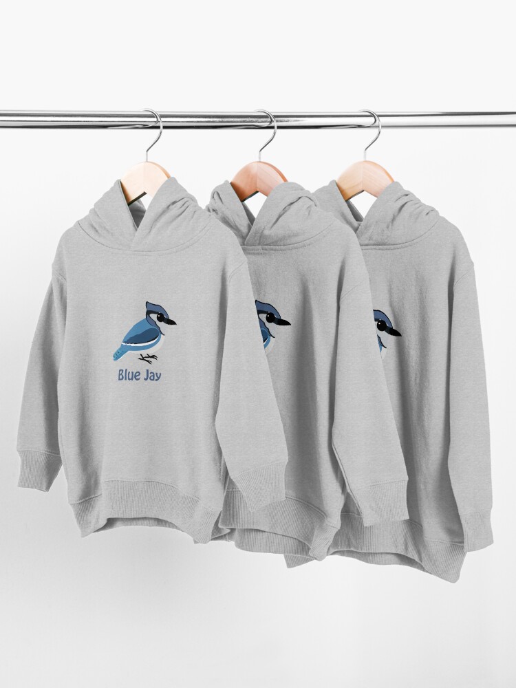 Alternate view of Baby Blue Jay Toddler Pullover Hoodie