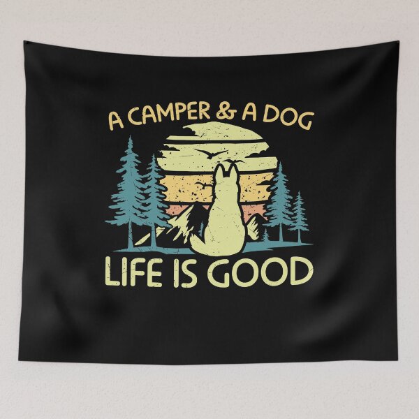 Item preview, A Camper and a Dog Life is Good designed and sold by Peter Stawicki.