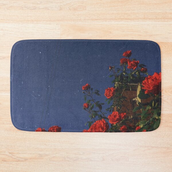 Item preview, red roses in front of blue sky designed and sold by meikekurver.