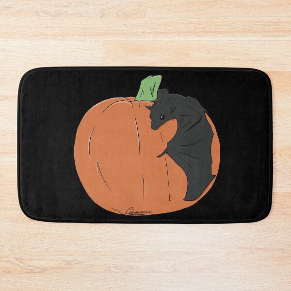 Item preview, Bat and Pumpkin designed and sold by OrianArtistic.