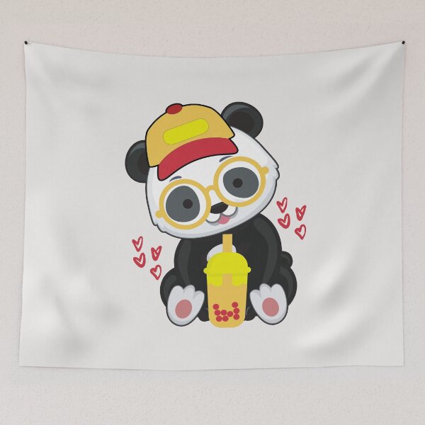 Item preview, Panda Bubble Tea designed and sold by EMRASDesigns.