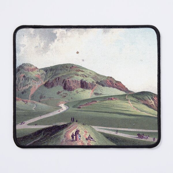 Item preview, Vintage Illustration of Arthurs Seat from St Leonard's, Edinburgh designed and sold by yourscotland.