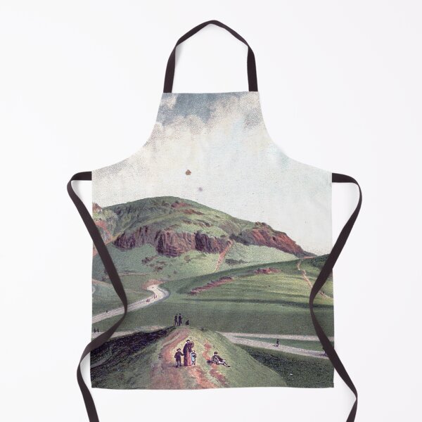 Item preview, Vintage Illustration of Arthurs Seat from St Leonard's, Edinburgh designed and sold by yourscotland.