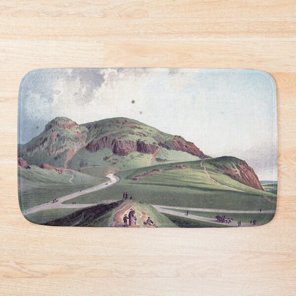 Item preview, Vintage Illustration of Arthurs Seat from St Leonard's, Edinburgh designed and sold by yourscotland.