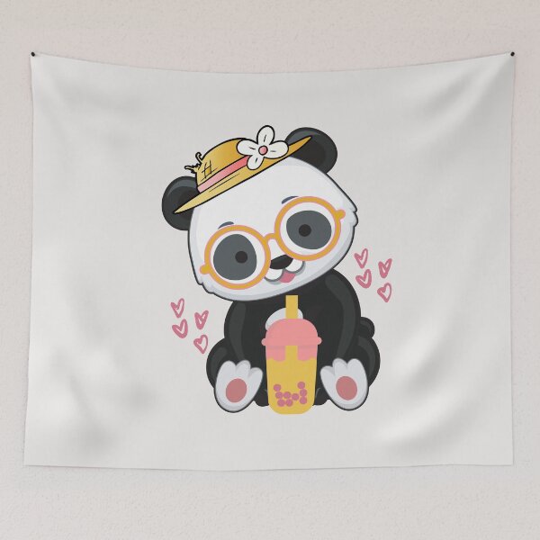 Item preview, Panda Bubble Tea designed and sold by EMRASDesigns.