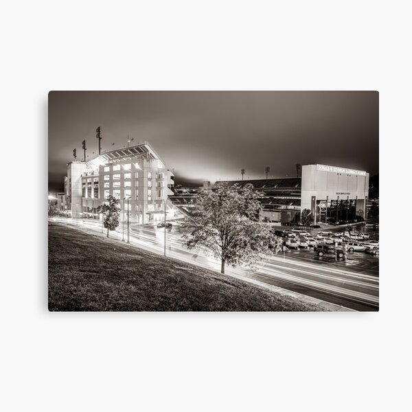 Item preview, The Old Razorback Football Stadium In Sepia designed and sold by Gregory Ballos.