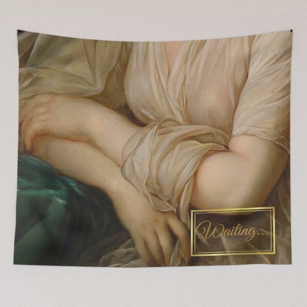 Item preview, Portrait Detail of a Young Woman: Waiting designed and sold by BohemianFiction.