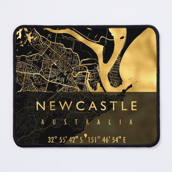 Item preview, NEWCASTLE MAP AUSTRALIA designed and sold by hatimelhag.