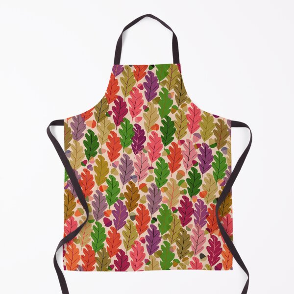 Item preview, Oak leaves with acorns, jewel tones designed and sold by Palifino.